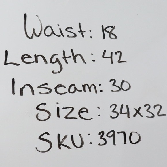 American Giant Roughneck Straight Jeans Mens 34x32 Charcoal Gray Canvas Mid Rise - Picture 7 of 7